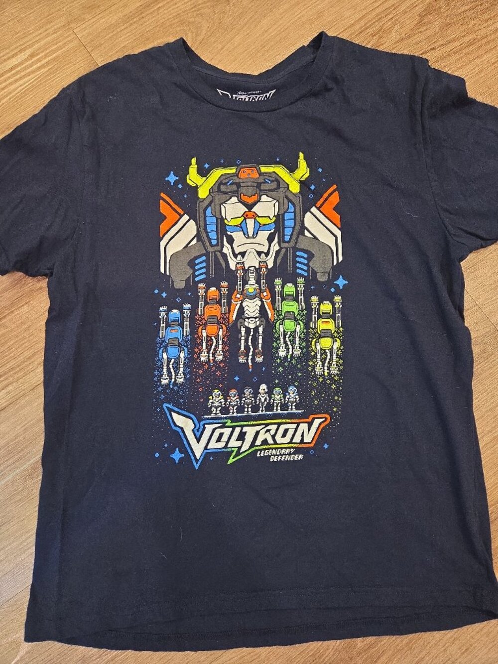 Loot Crate 2017 Voltron Legendary Defender Navy Blue T-Shirt